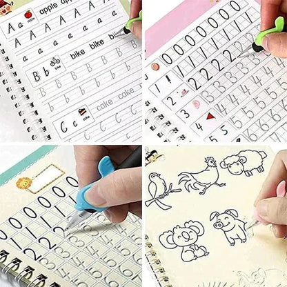 Magic Practice Copybook Set | مجموعة دفاتر ممارسة السحر - Fyne Girl